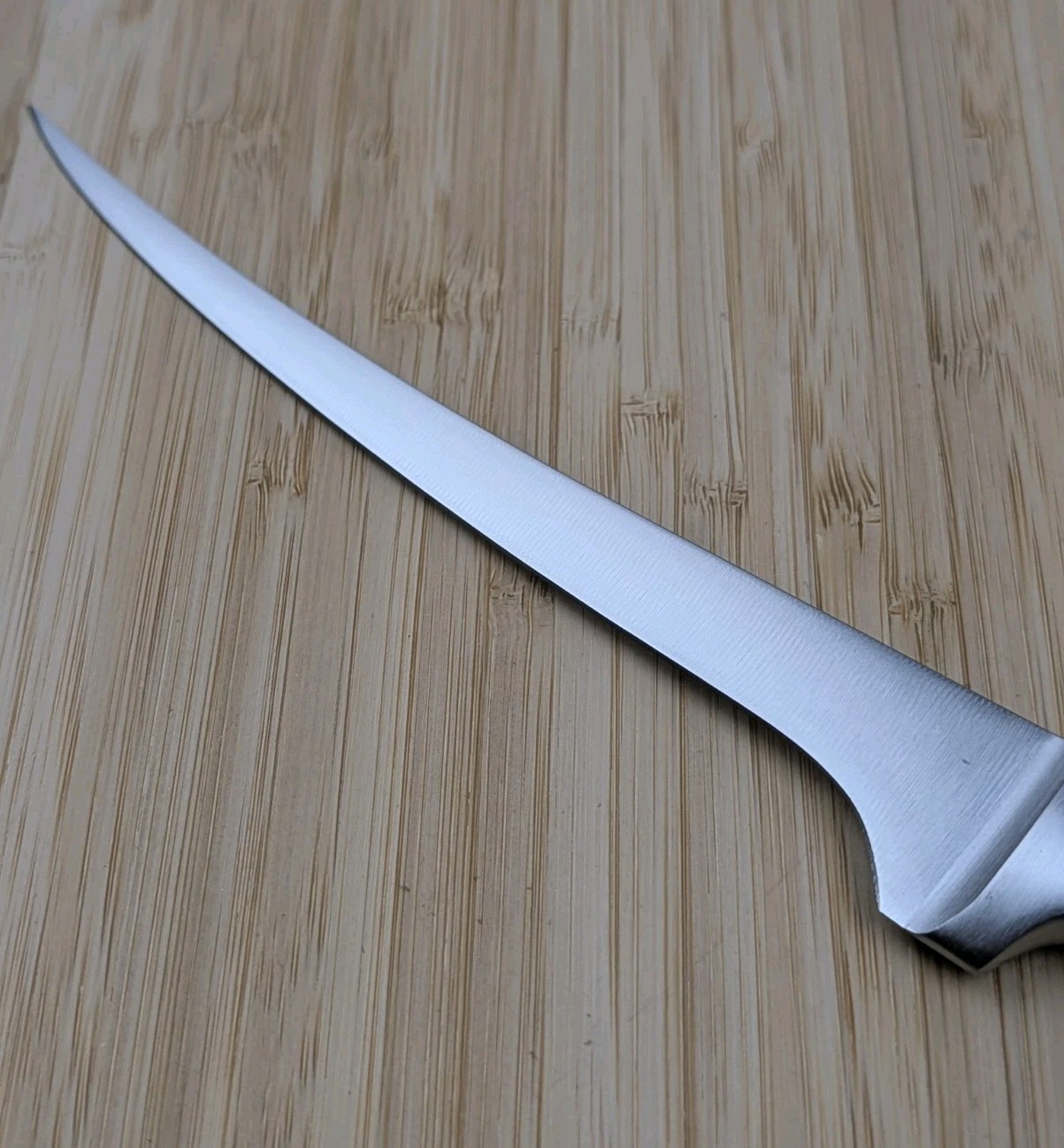 CRAFTED CULINARY 7-inch Flexible FILET Knife, Stainless Steel Blade, Full-Tang