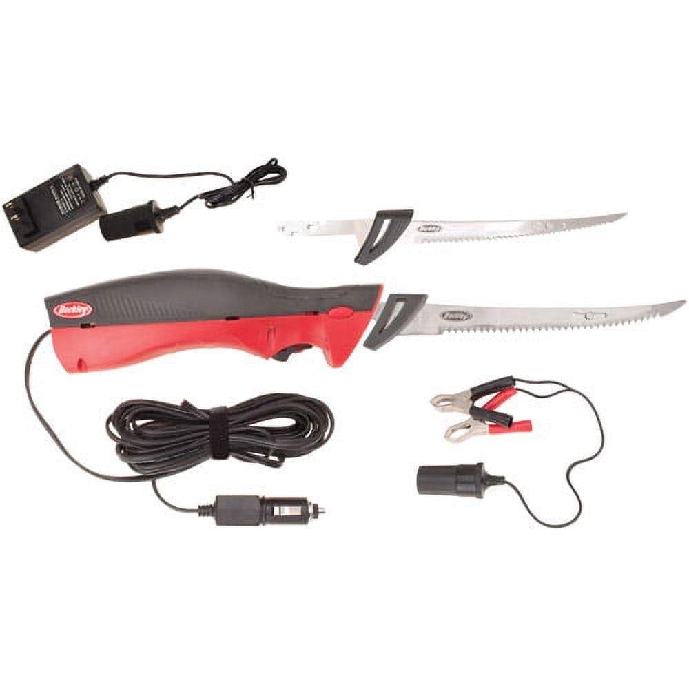 Berkley Electric Fillet Knife with Case for Fish Cleaning & Filleting-FREE SHIP