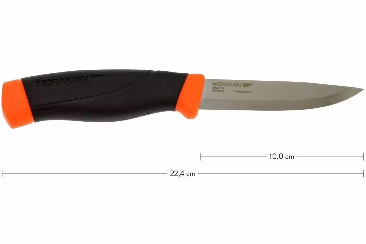 *5-Sets* Morakniv Companion Heavy Duty Stainless Steel 8.8” Knife Orange 13259