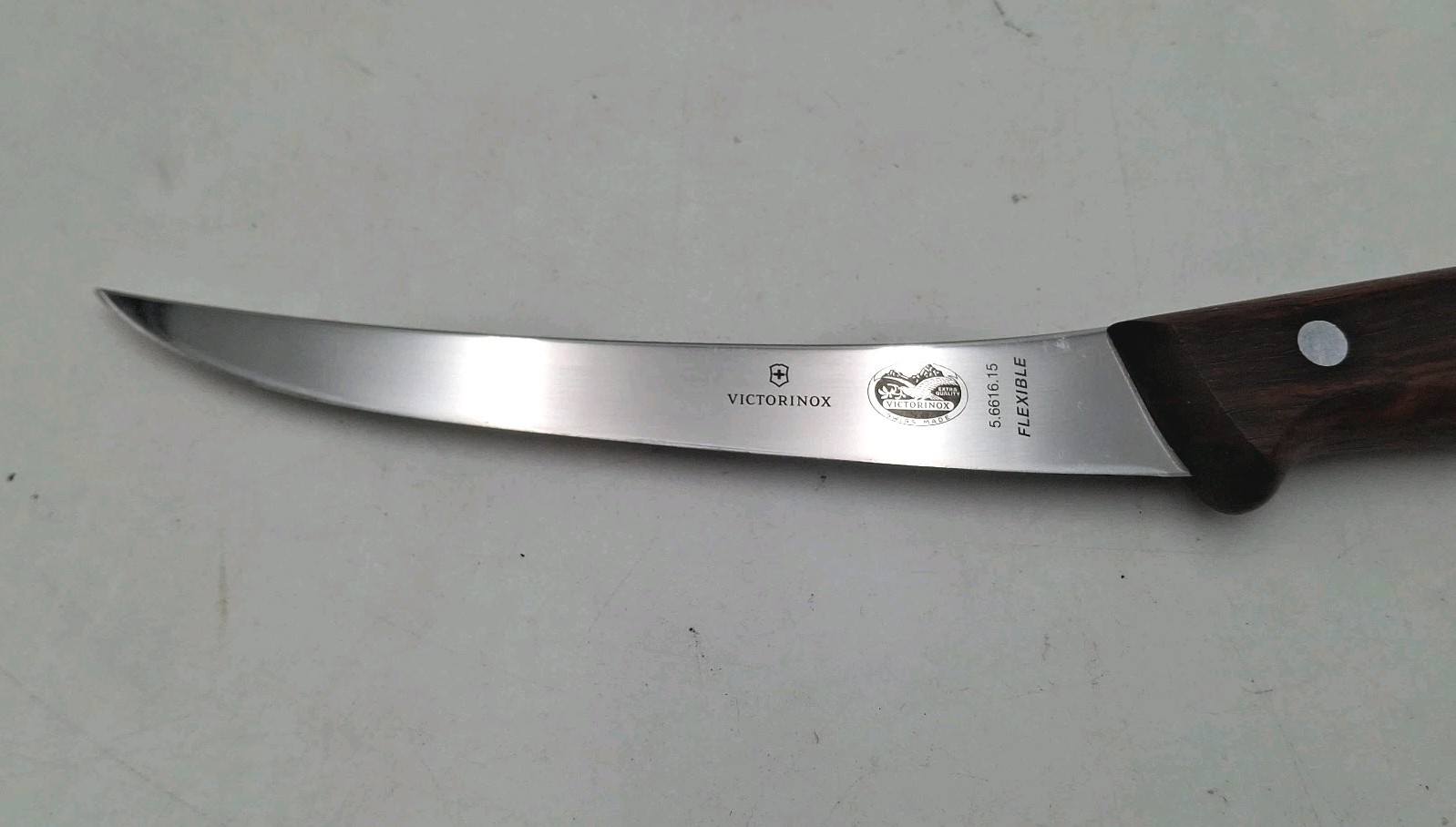 Victorinox 5.6616.15 Stainless Flexible 6″ Curved Boning Knife Rosewood Handle