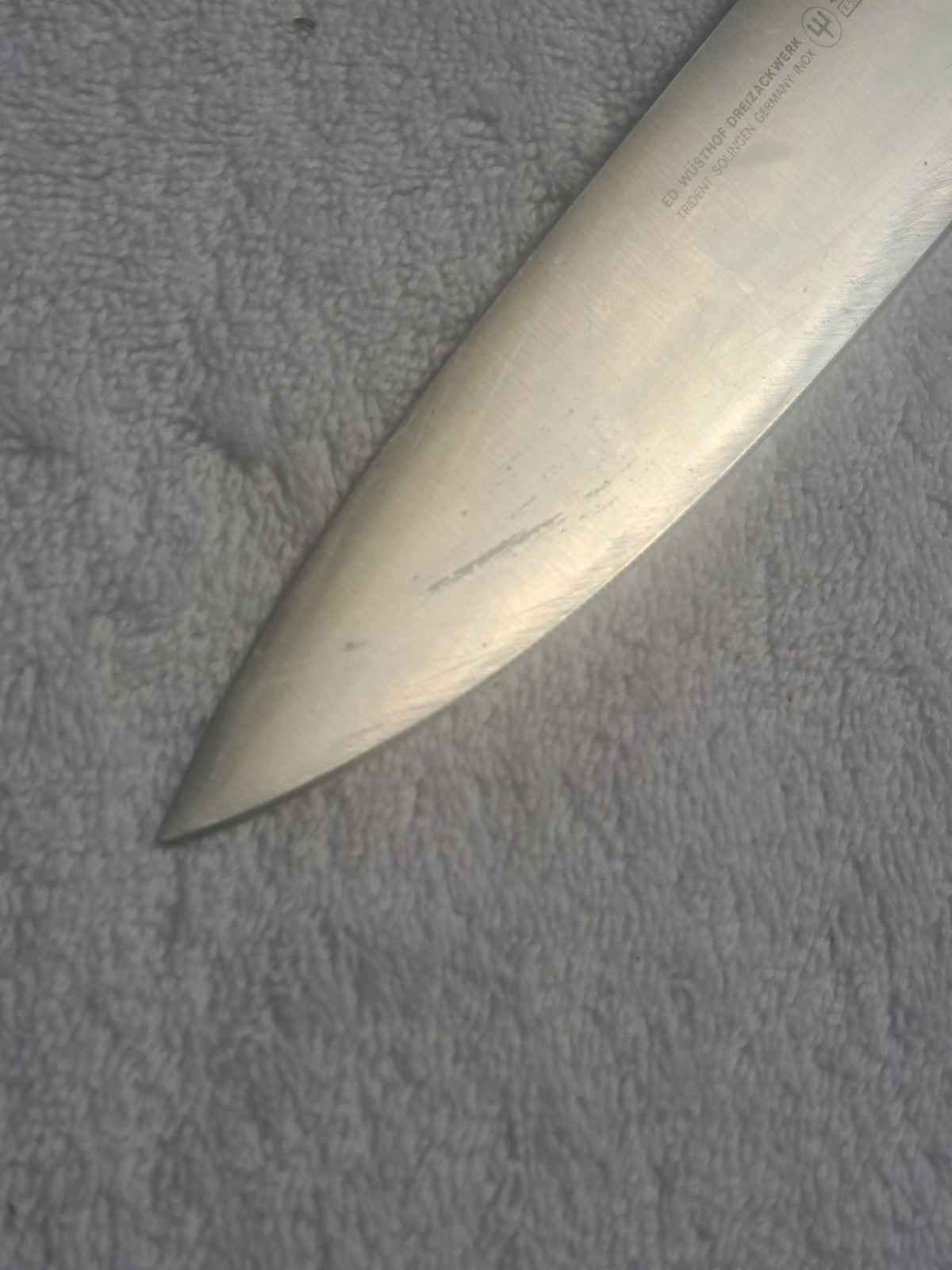 Ed Wusthof Dreizackwerk Solingen Germany 8″ CHEFS Knife 4582 / 20cm SHARP
