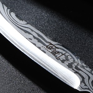 Steak Knives Set of 4, 4.8 Inch Quality Japanese Style Smooth Edge Meat Knife
