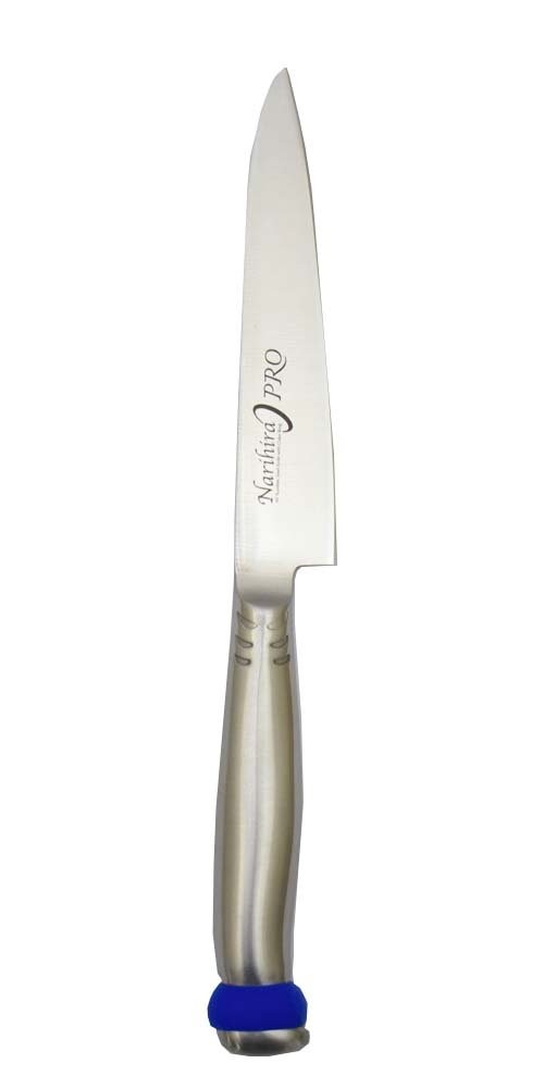 Fuji Cutlery Petty Knife 130mm Blue with Color Silicone Ring FC-840BL