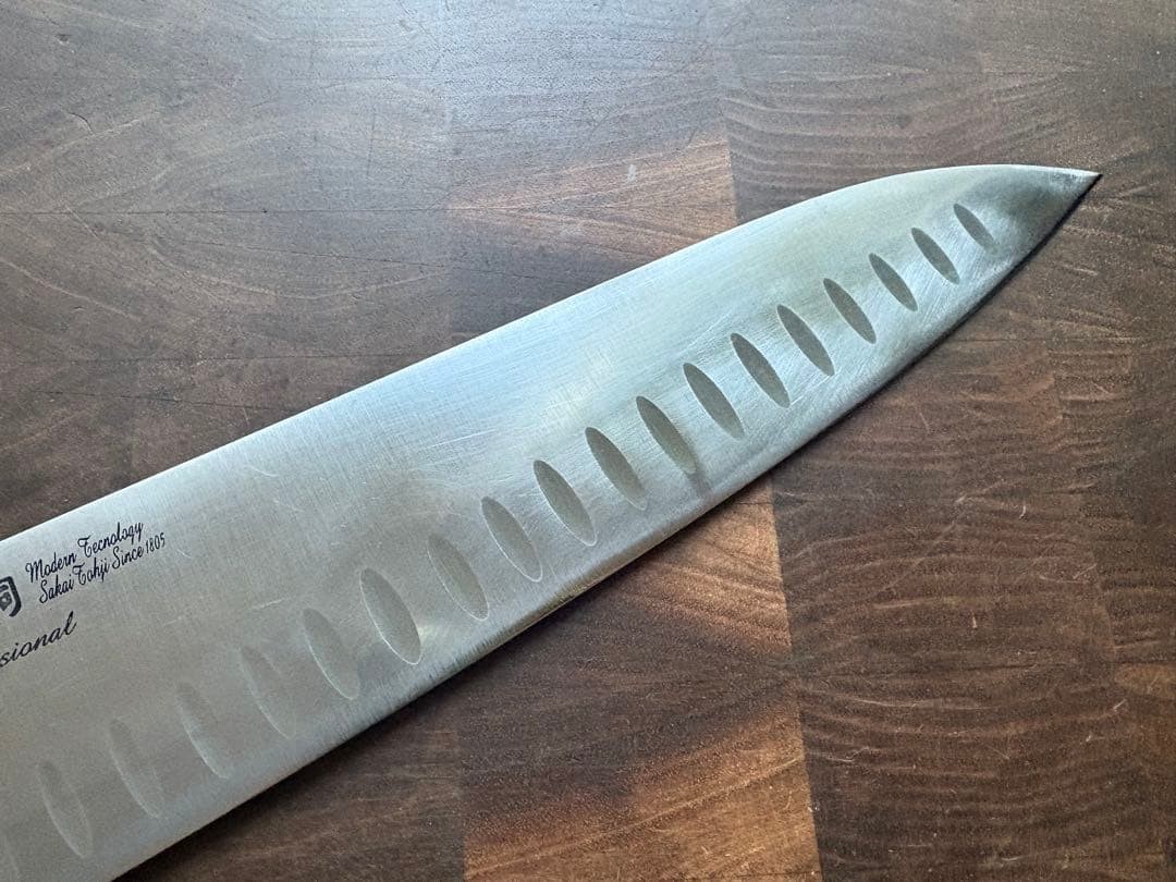 Sakai Toshi Dimple Chef’s Knife, 270mm (9-inch), Stainless Steel