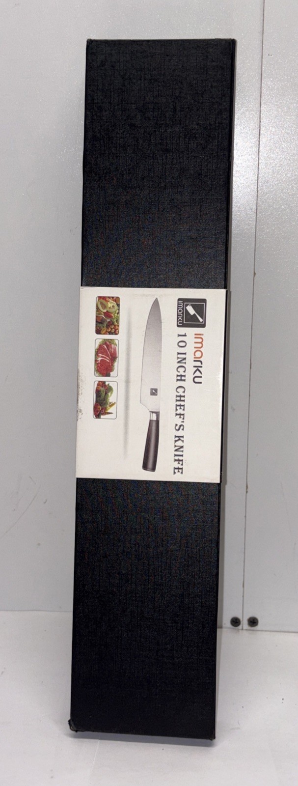 iMarku 10 Inch Chef’s Knife-High Carbon German Steel with Ergo Handle, *NEW*