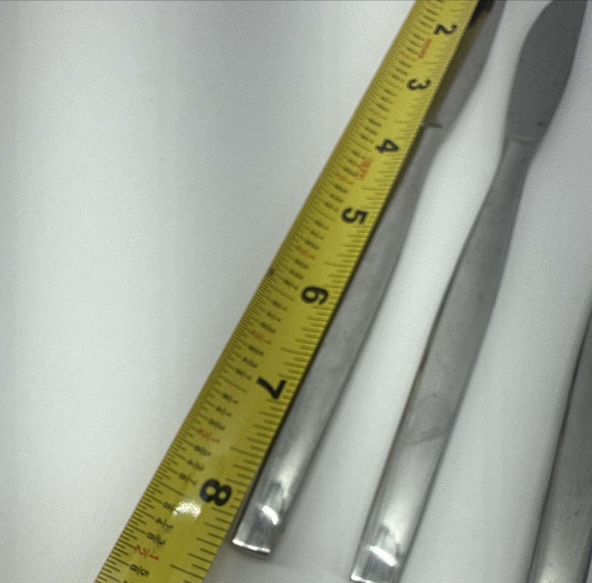 Chef Le Blanc Stainless Steak Knives Set of 6 Vintage 8″ Flatware Lot