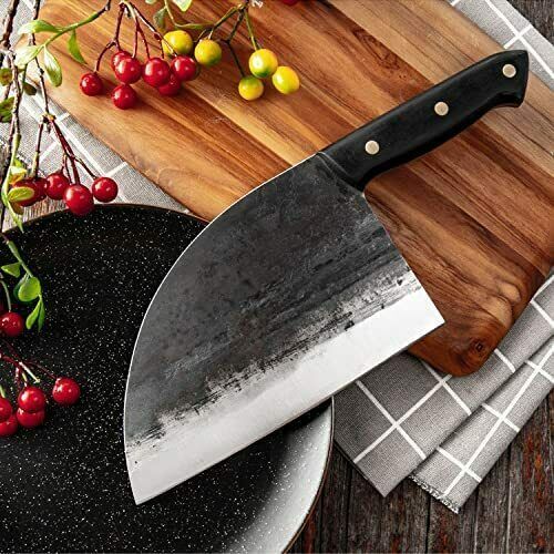 Boning Knife Kitchen Chef Forged Butcher Serbian Chopping Meat Hunting Knife Set
