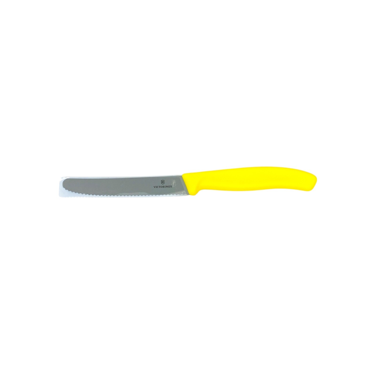 Victorinox 6.7836.L118 Swiss Made Serrated Paring Knife Yellow Handle