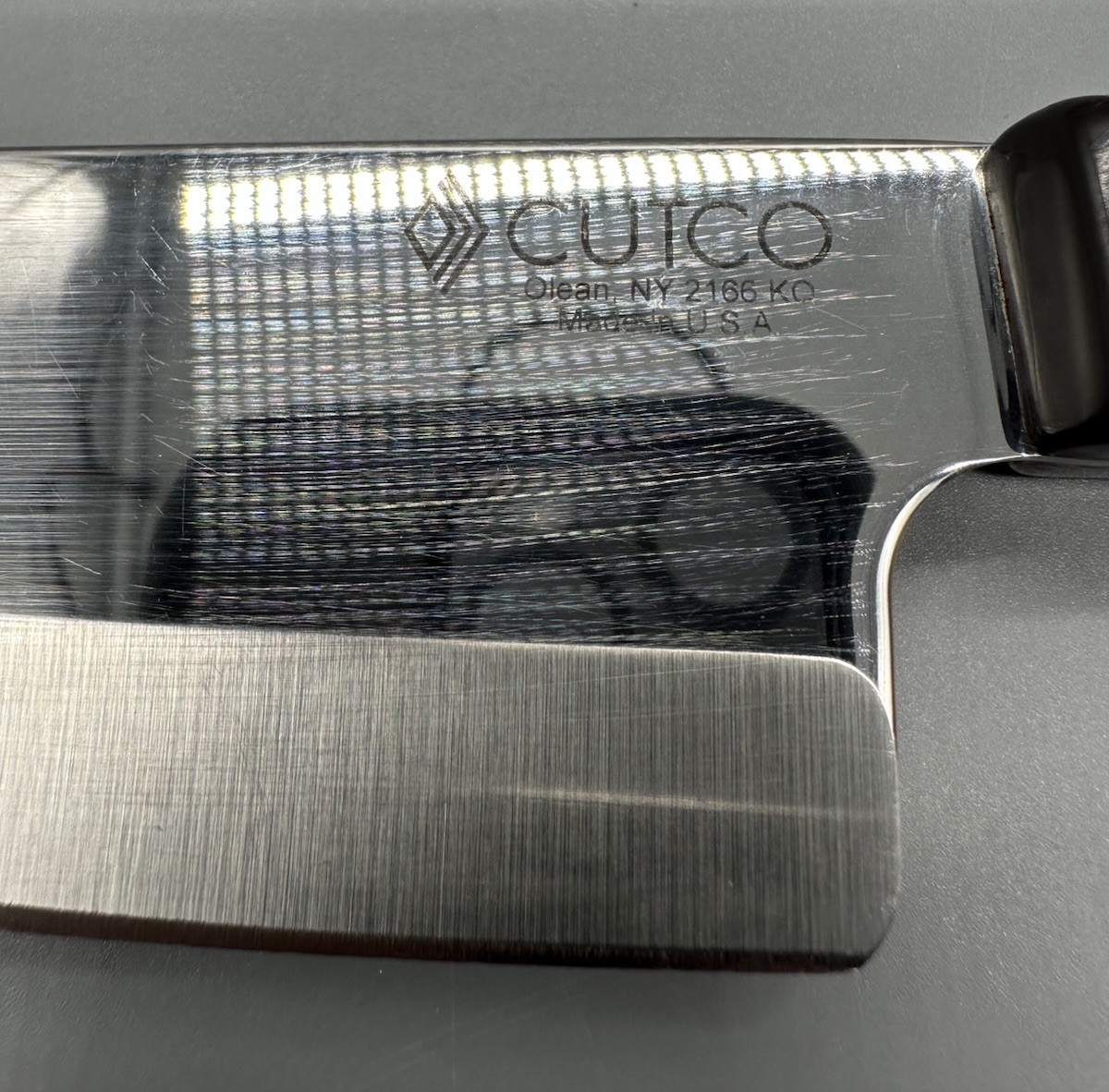 Cutco 2166 KQ Santoku 5.5″ Knife Classic Dark Brown Handle