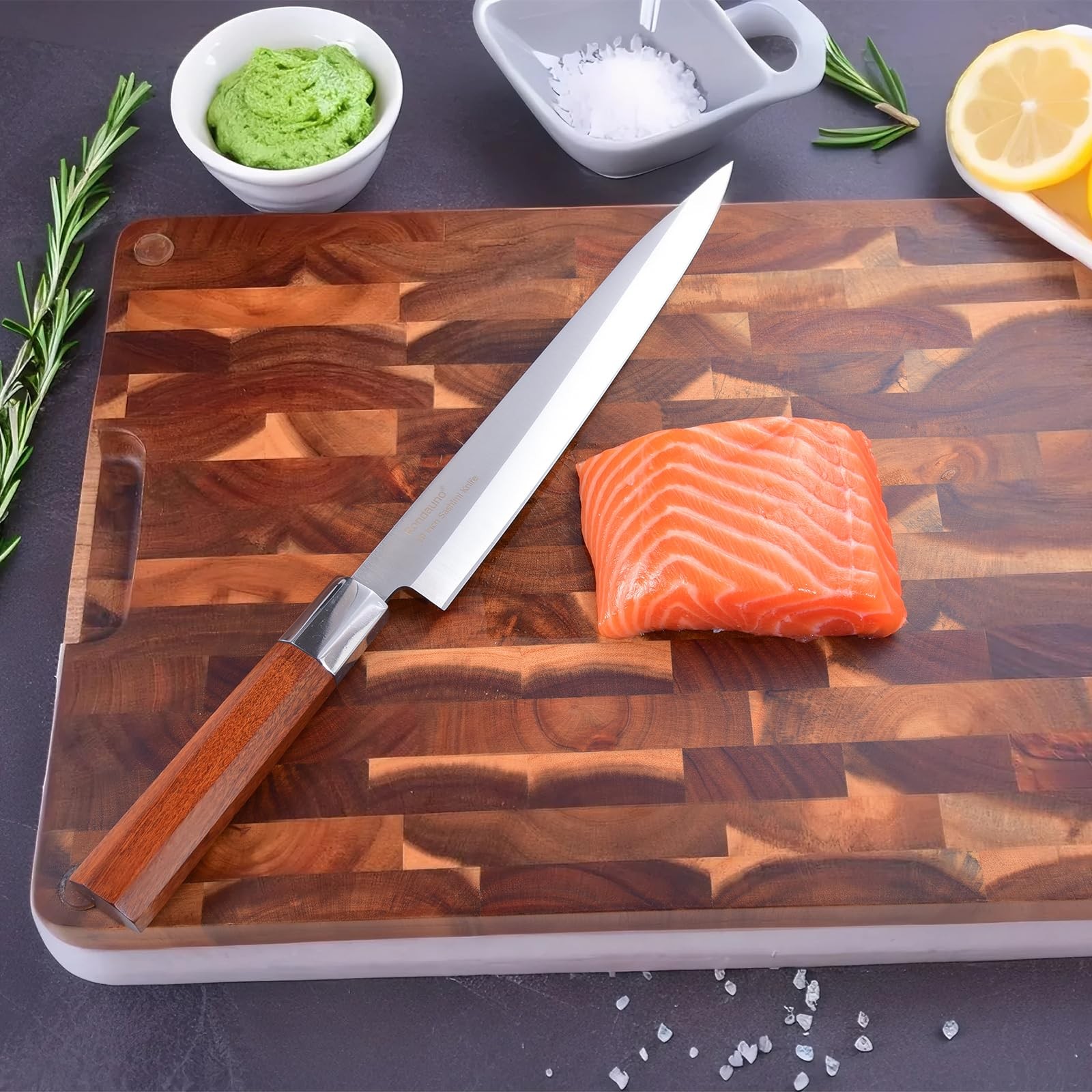 Sashimi Knife Yanagiba Sushi Knife 10 inch Japanese High Carbon Stainless Steel