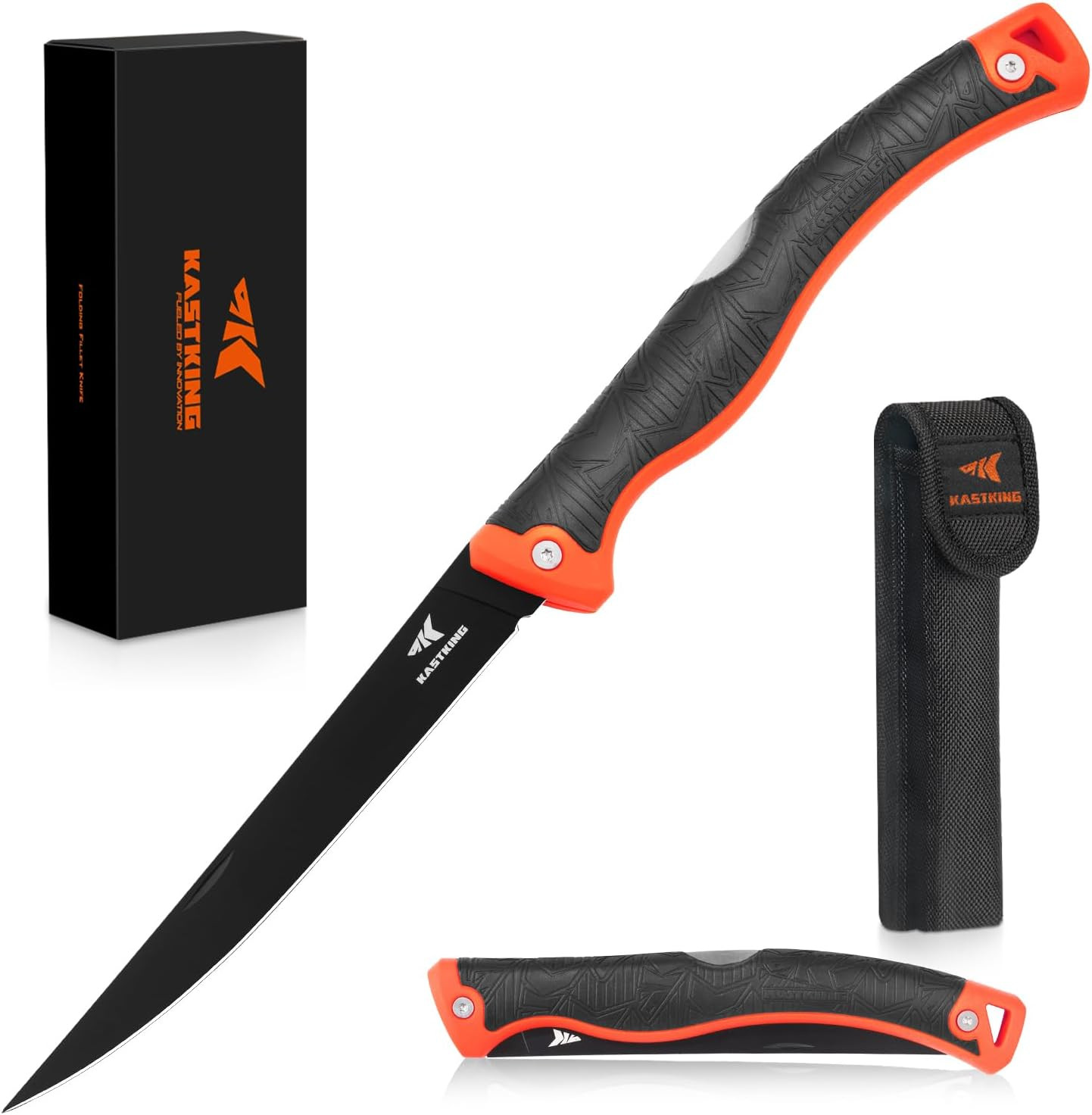 Folding Fillet/Fishing/Camping/Hunting Knife, Razor Sharp G4116 German Stainless