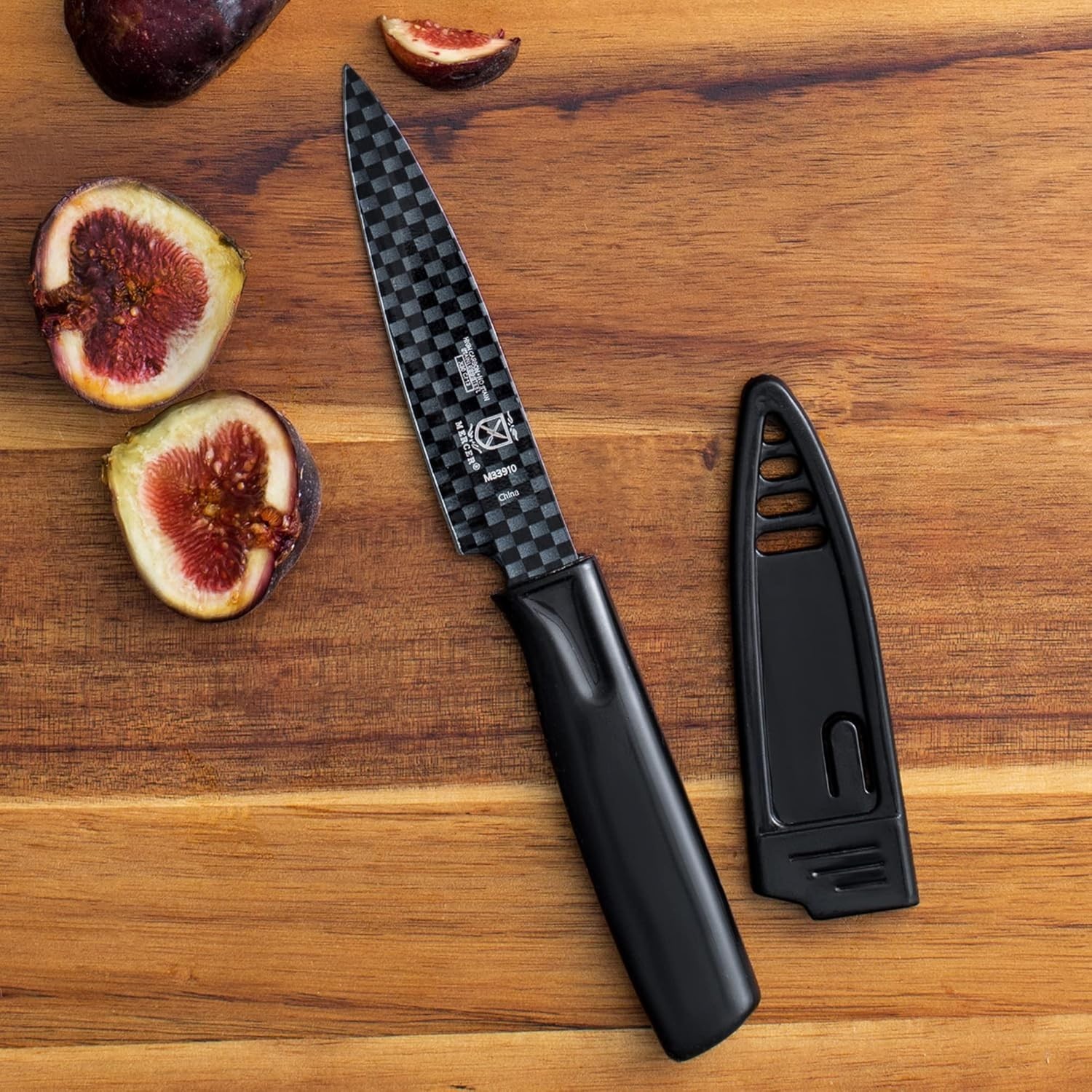 Mercer Non-Stick 4-Inch Paring Knife with ABS Sheath