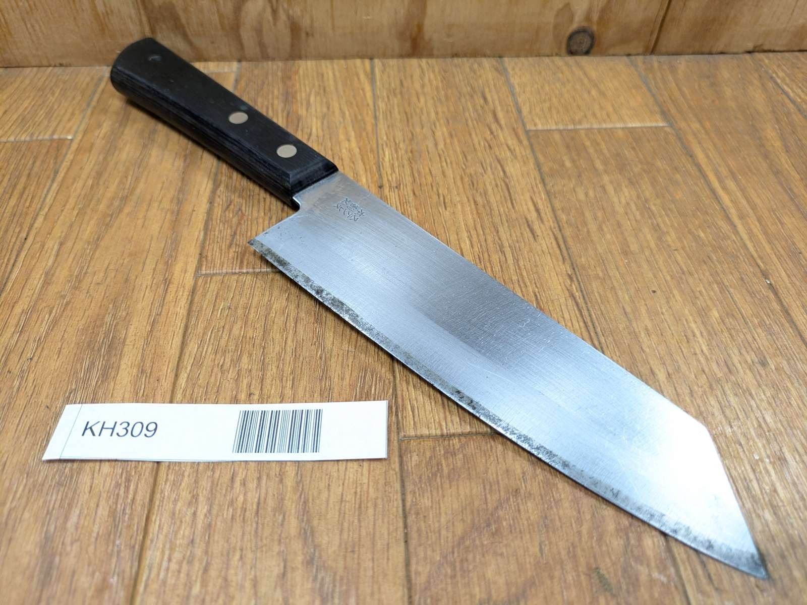 DAMAGED Japanese Chef’s Kitchen Knife BUNKA Vintage from Japan 164/298mm KH309