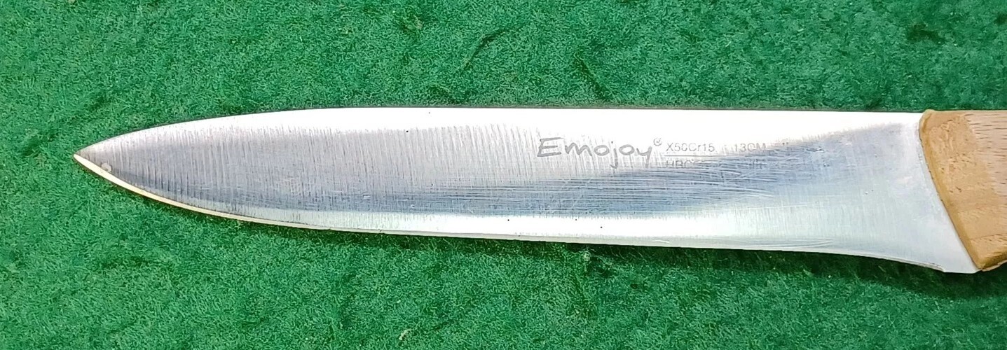 Emojoy 13cm-5″, HRC55, Utility Knife, W/ Wood Scales