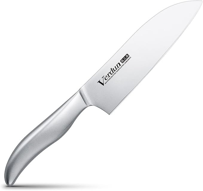 himomura Verdun Japanese Santoku Knife 165mm / 6.5″ Moly-Vanadium Steel