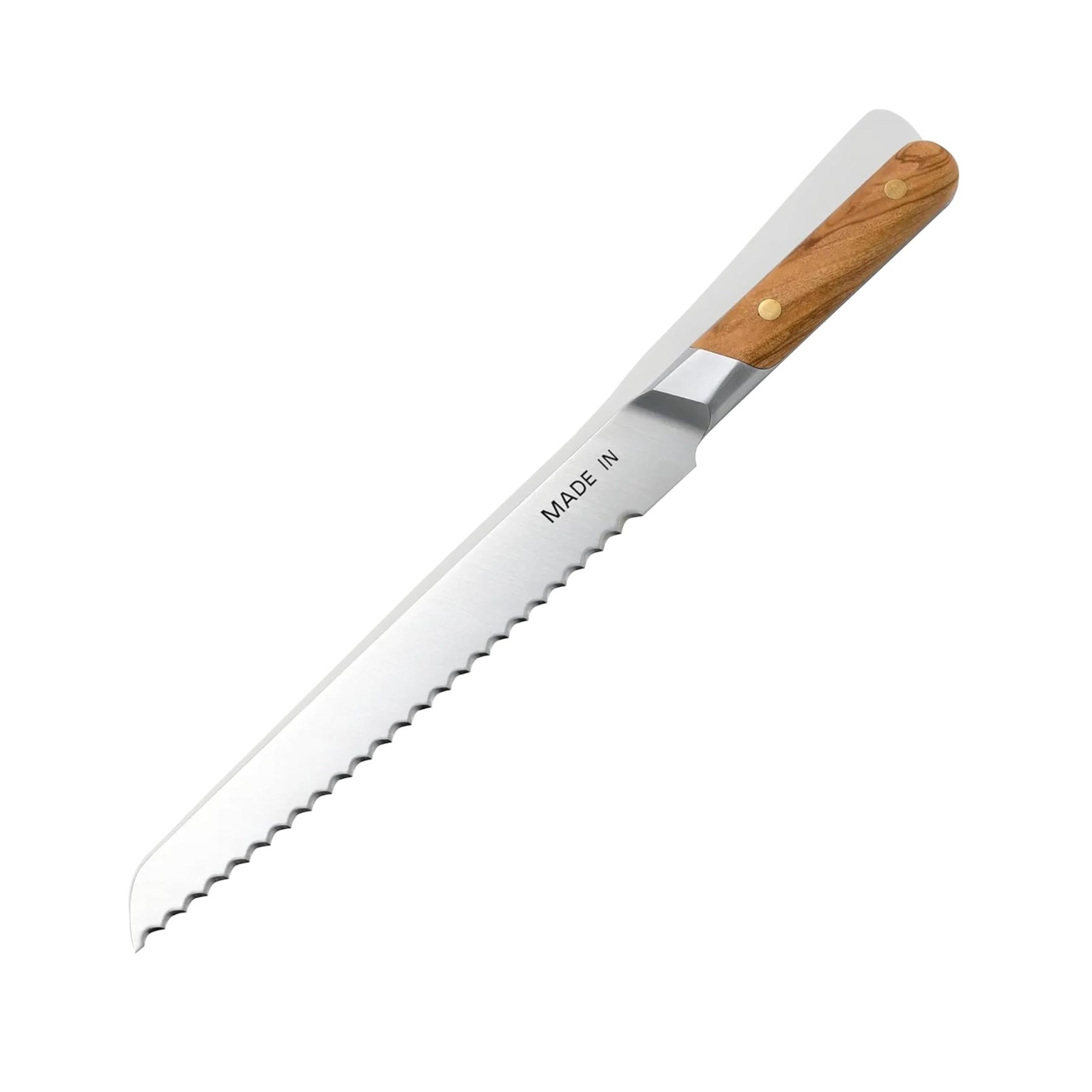 Made In Cookware – 9″ Bread Knife – Crafted in France – Full Tang With Olive …