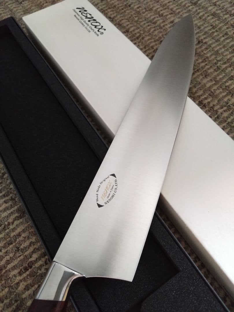 Nenohi Nenox Gyuto Chef Knife 300mm 11.8″ Desert Ironwood Handle NEW in Box