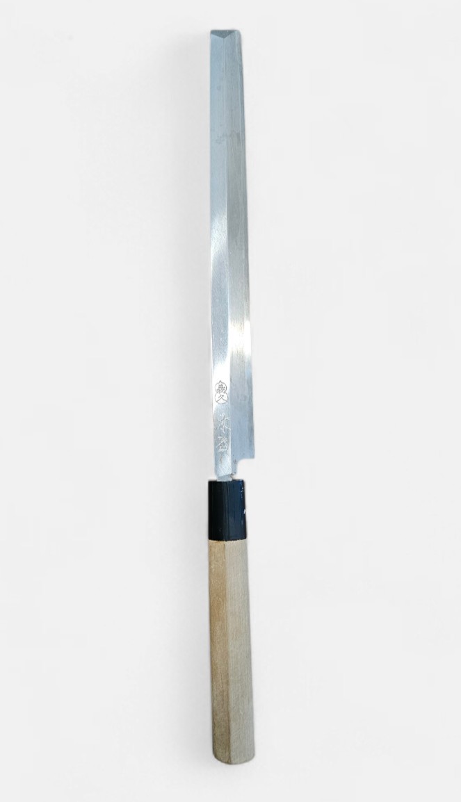 Japanese Yanagiba Knife 240mm Single Bevel Carbon Steel Sushi Sashimi w/ Box