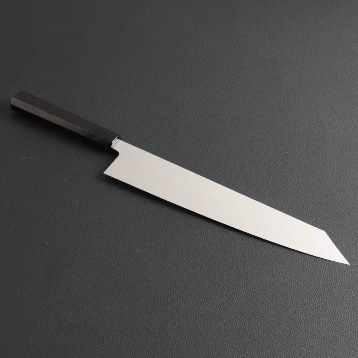 Bonsei Gyuto Knife Mirror Finish Double Edged 460mm Black Ebony Handle