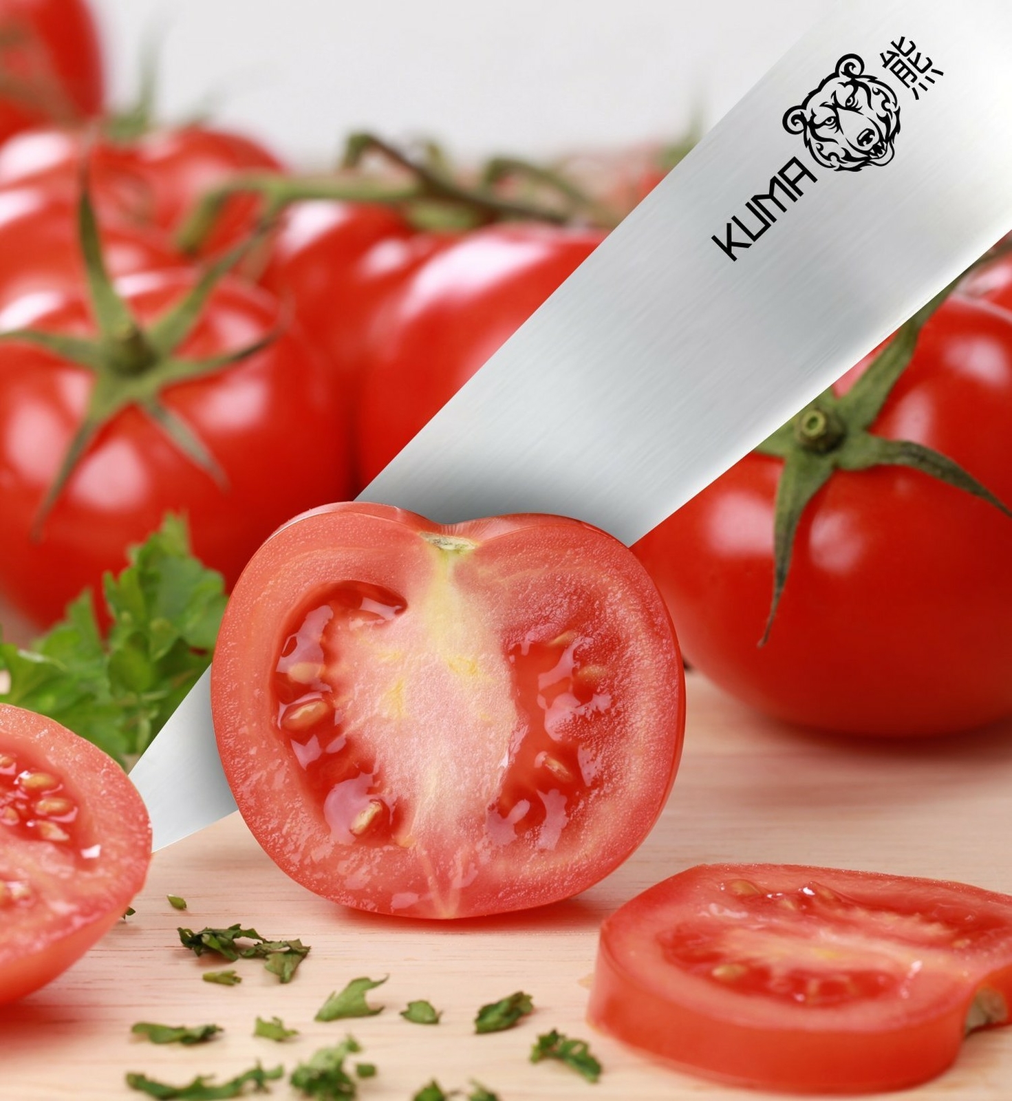 KUMA Multi Purpose Chef Knife – Pro Bolster Edition – RAZOR SHARP Kitchen Knife