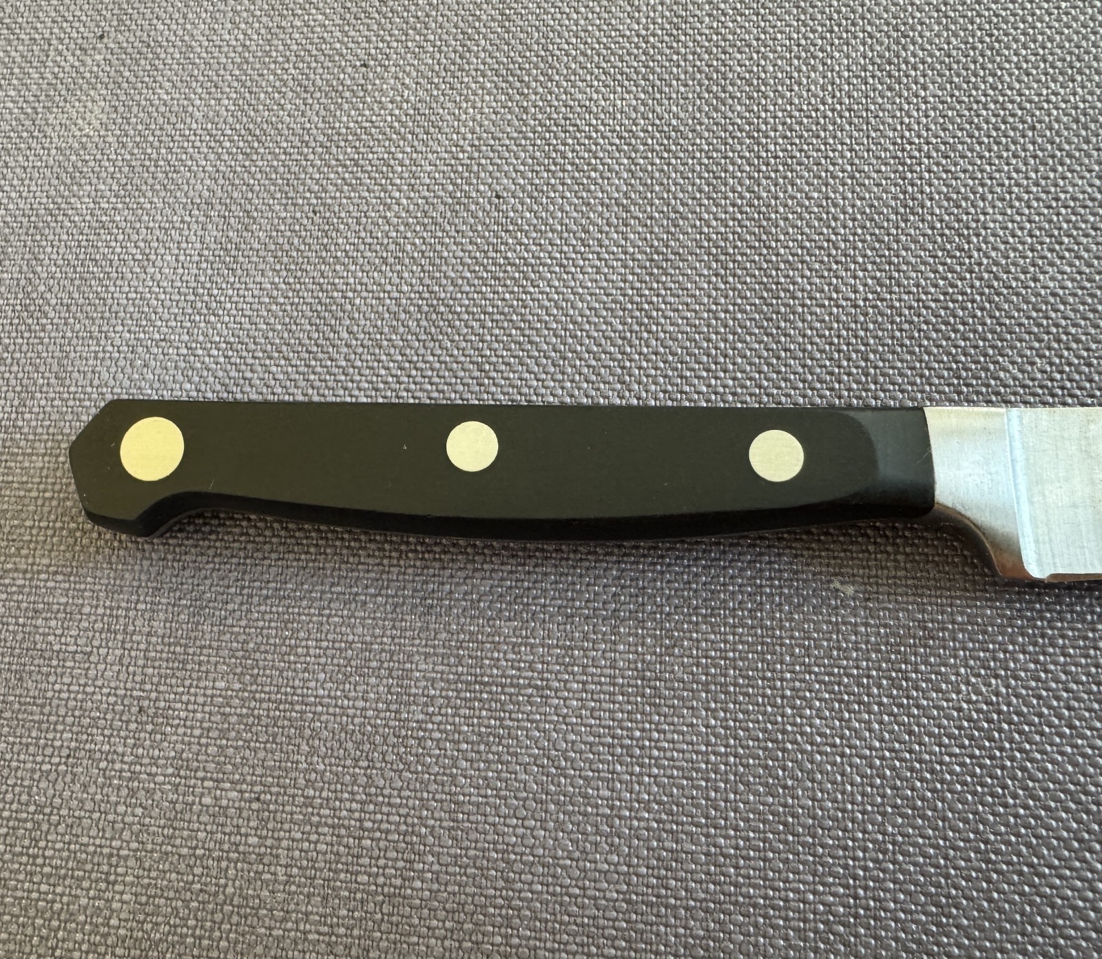 FARBERWARE PRO FORGED 5” Stainless Blade Utility Knife Full Tang 3-Rivets VGC
