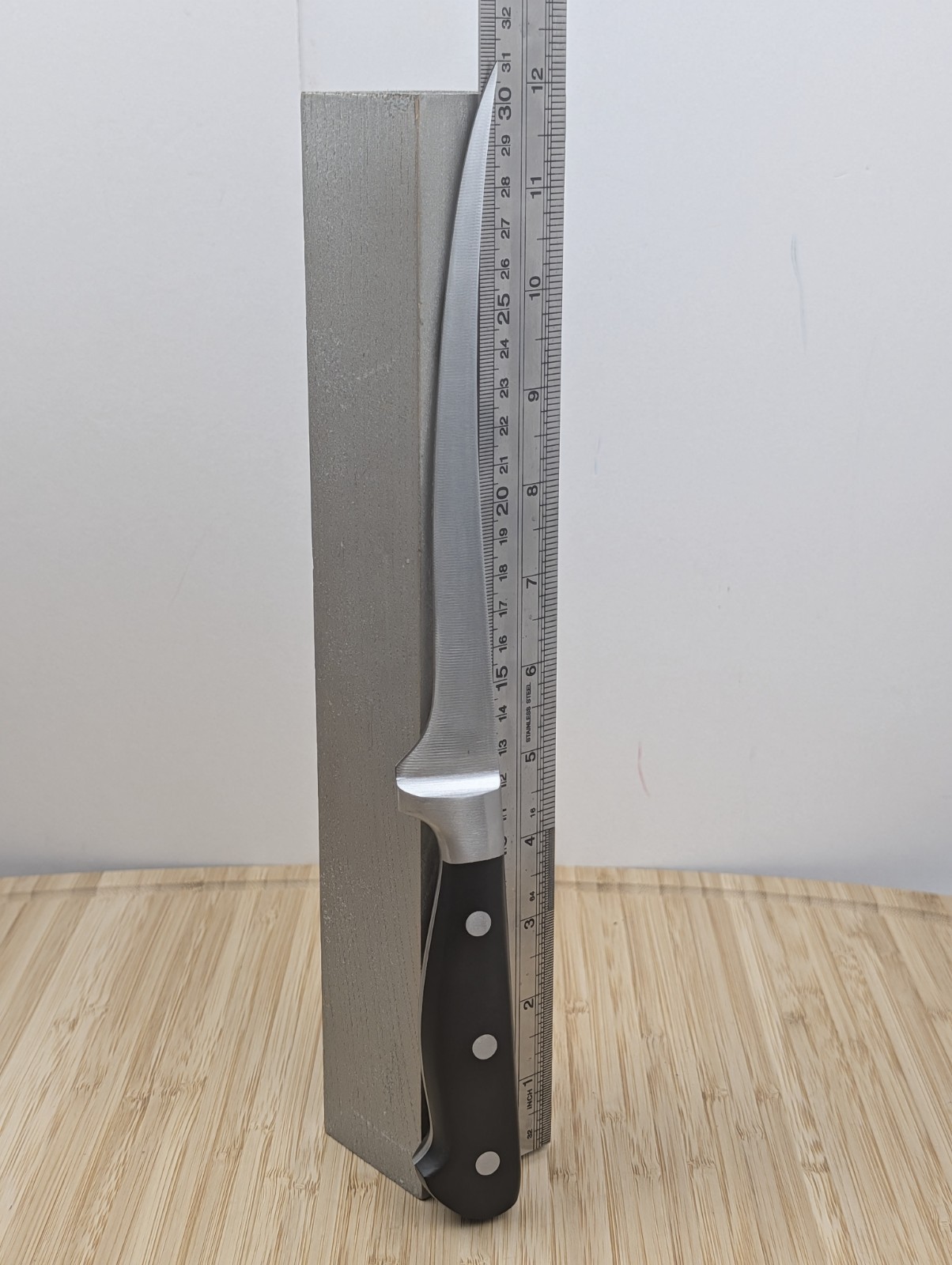 CRAFTED CULINARY 7-inch Flexible FILET Knife, Stainless Steel Blade, Full-Tang