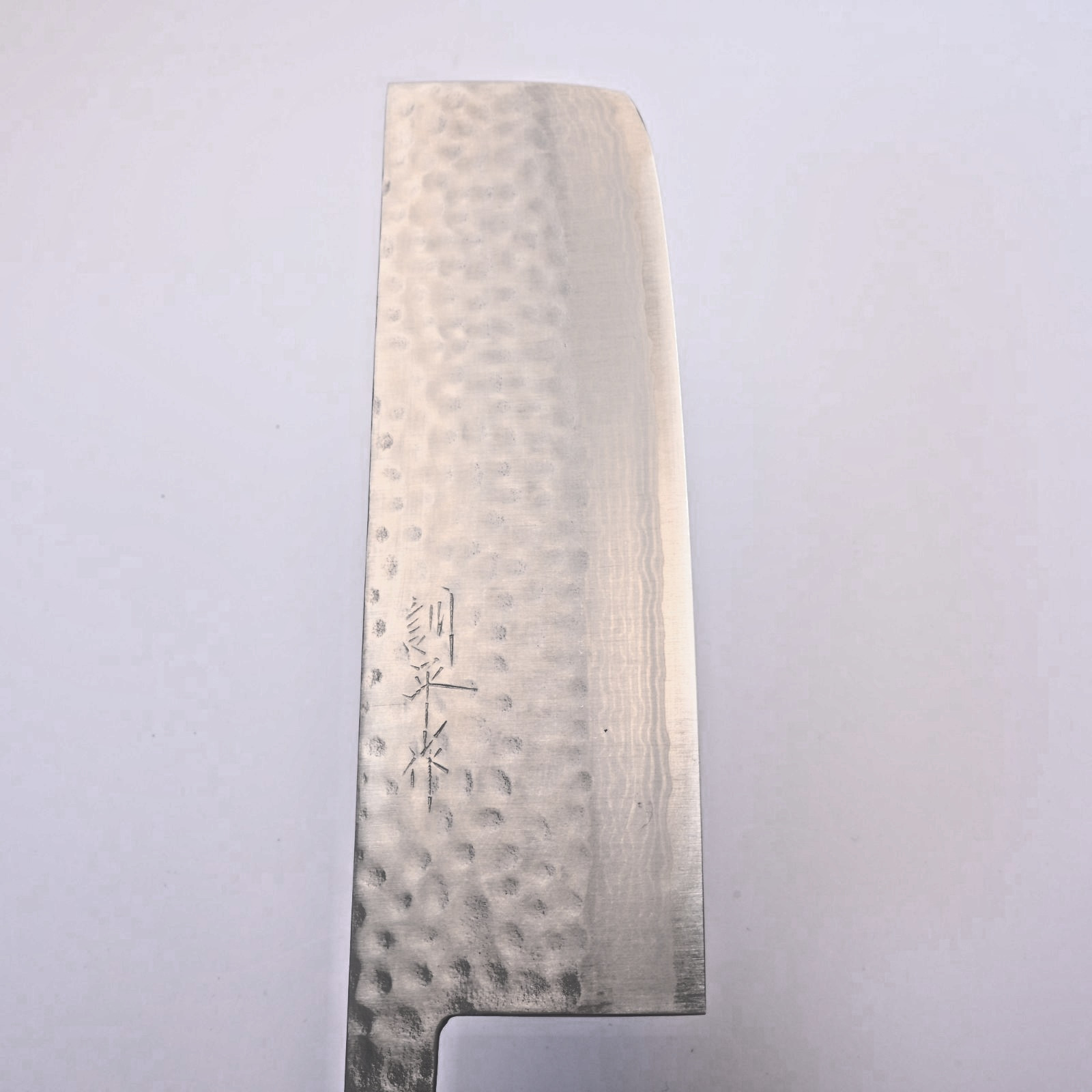 Japanese Nakiri 165mm VG-10 Damascus Tsuchime Hammered Ebony Wa Echizen Japan