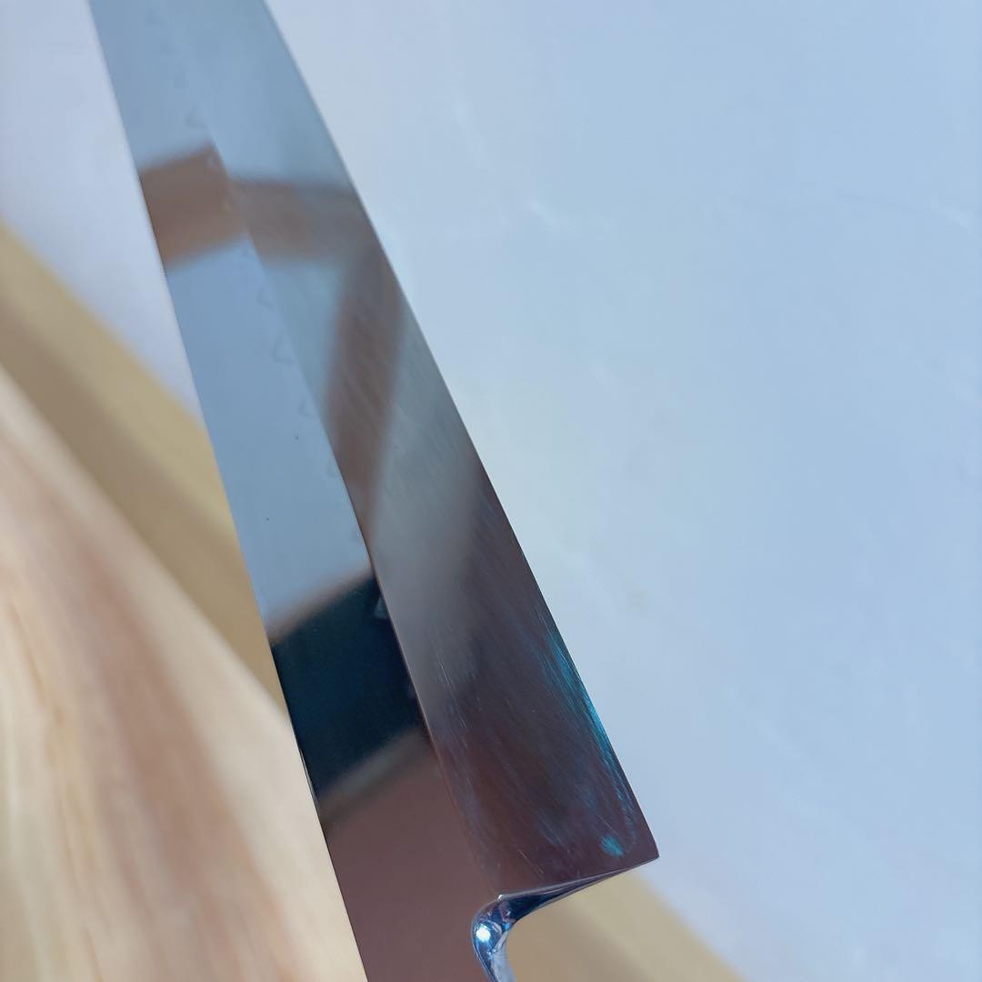 Honyaki Mirror Polished Kiritsuke Yanagiba 110mm White Steel #1 Culinary Tool