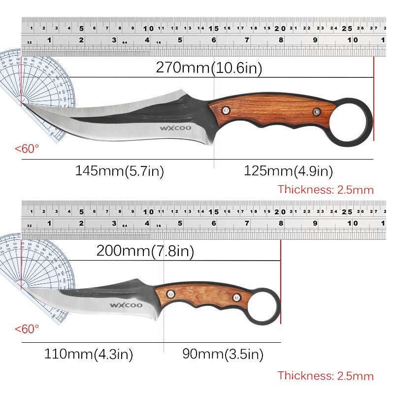 3SETS Professional Kitchen Chef Knife Set Stainless Steel Boning Fish Knife