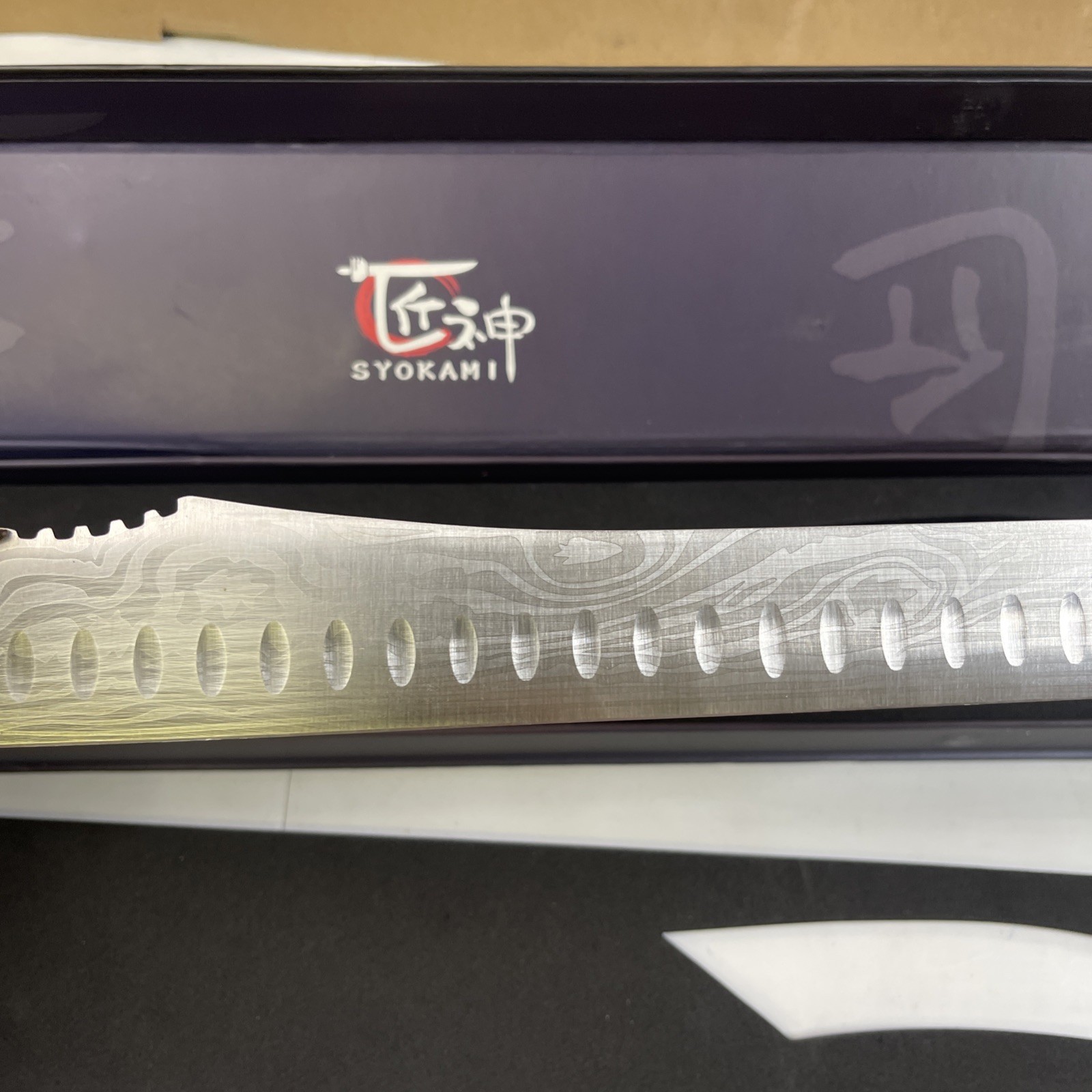 SYOKAMI Multifunction Carving Knife,11.8 Inch High-Carbon Japanese Style