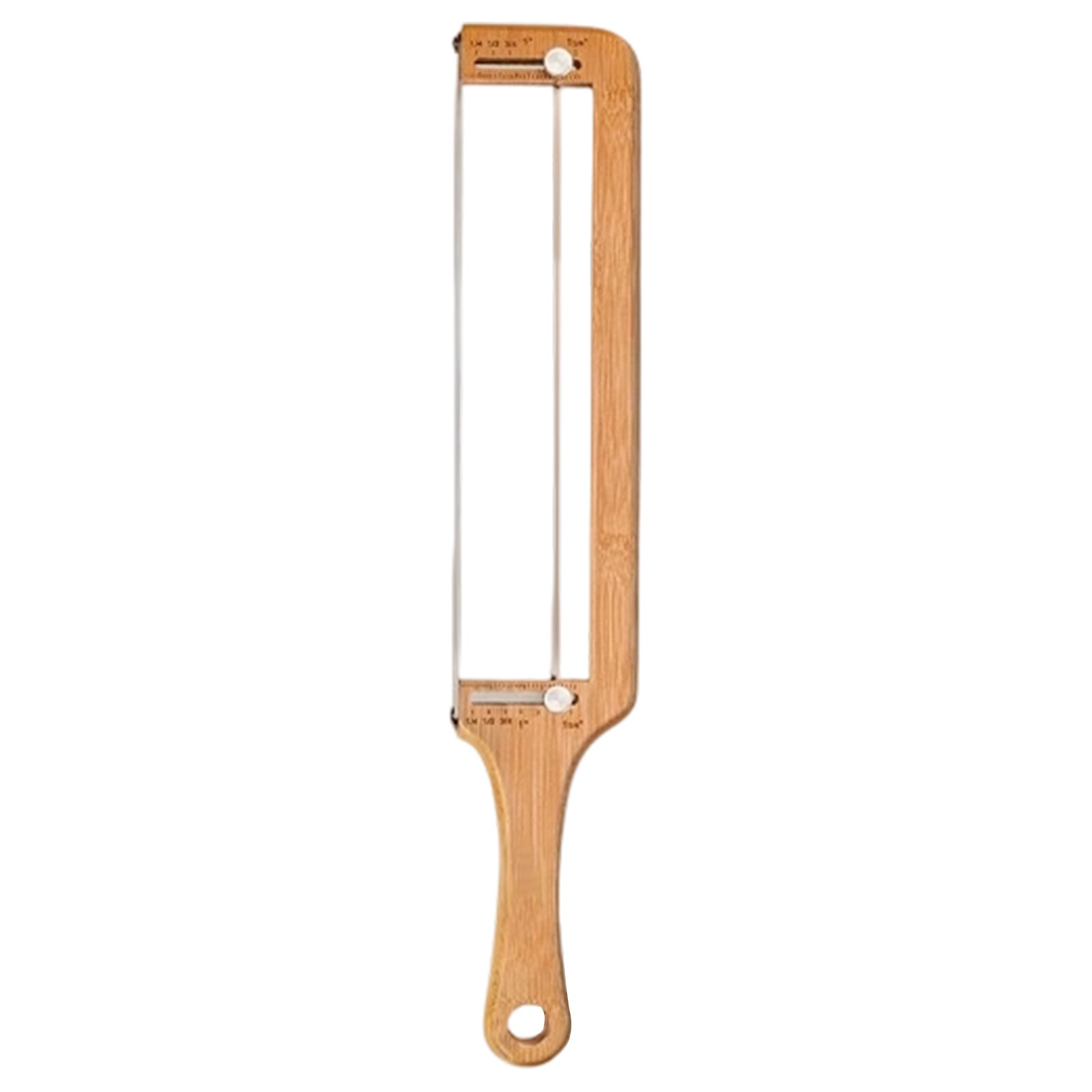 Manual Adjustable Bread Knife Bamboo Bread Knife With Stainless Steel Blade