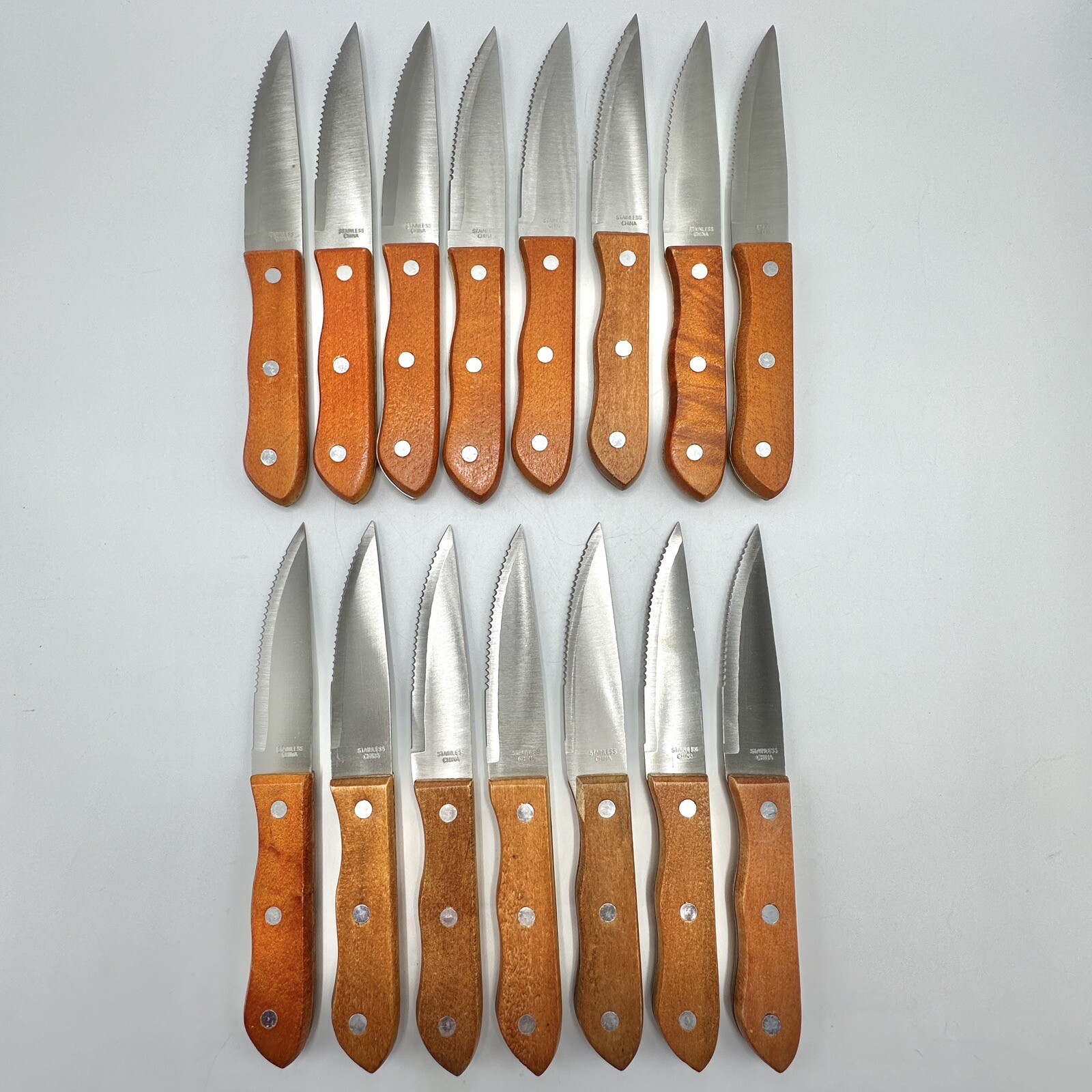 KüchenStolz Set Of 15 Steak Knives Stainless Steel Dishwasher Safe /cb