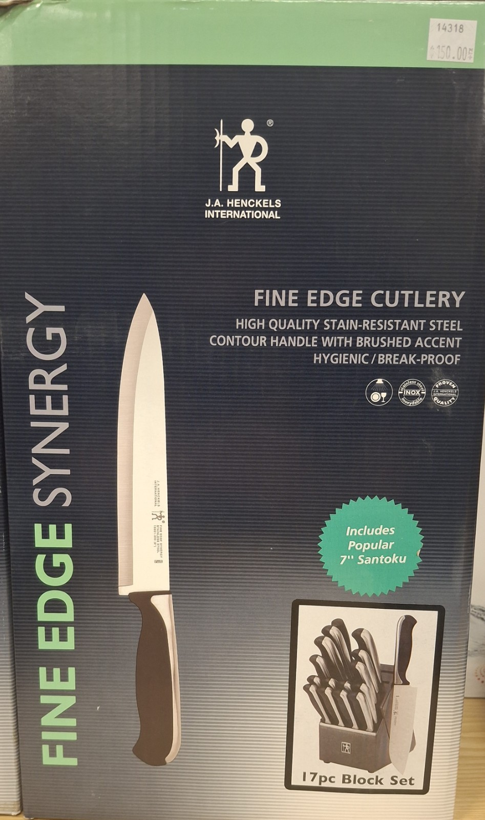 ZWILLING J.A. HENCKELS Silvercap 17-Piece Knife Block Set