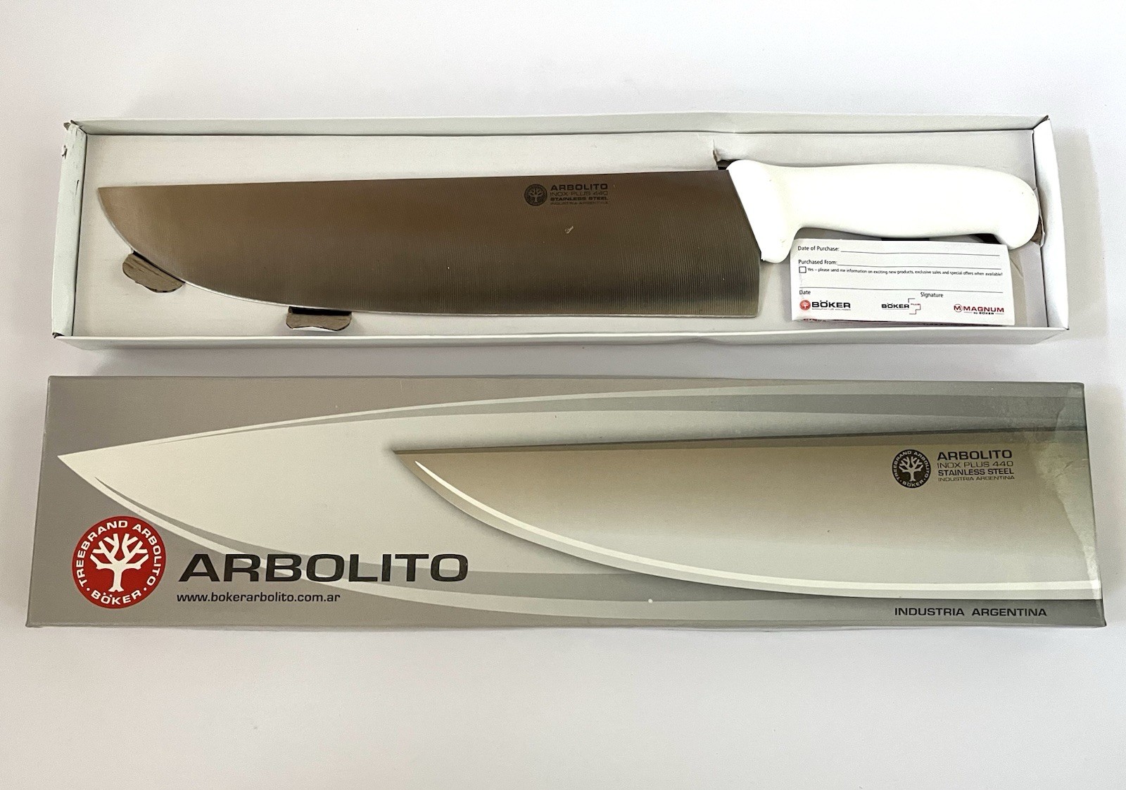 Böker Arbolito Cuchillo Carnicero Stainless Butcher Knife w/Polypropylene Handle