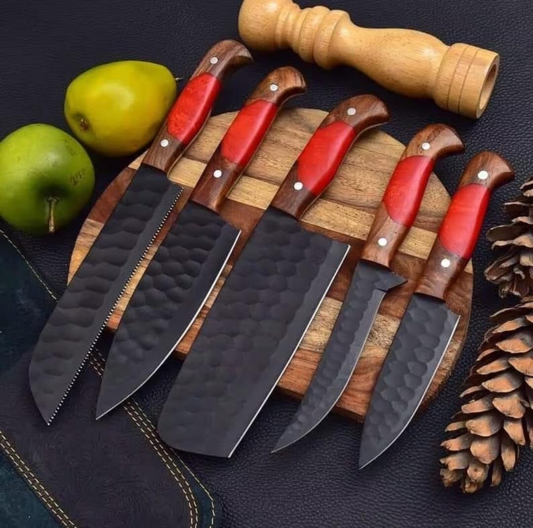 Chef’s Essential 5-Piece Knife Set – Precision Cutting for Every Meal