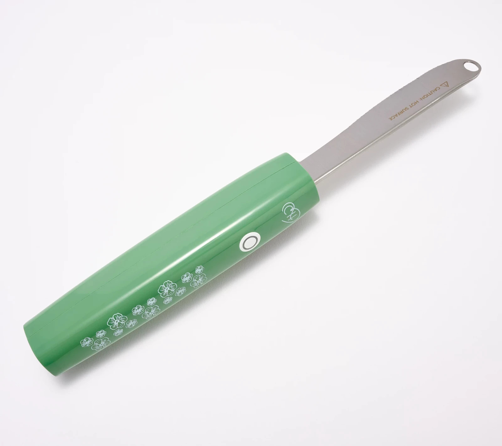 Carla Hall Sweet Heritage Heated Spreading Knife-Sage green