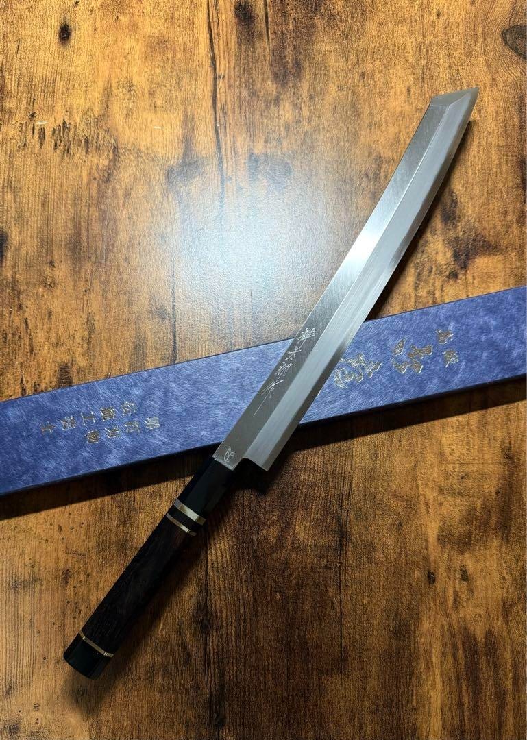 Nomura Shotaro Kiritsuke Yanagiba 305mm Japanese Sashimi Knife Ginsan Steel New