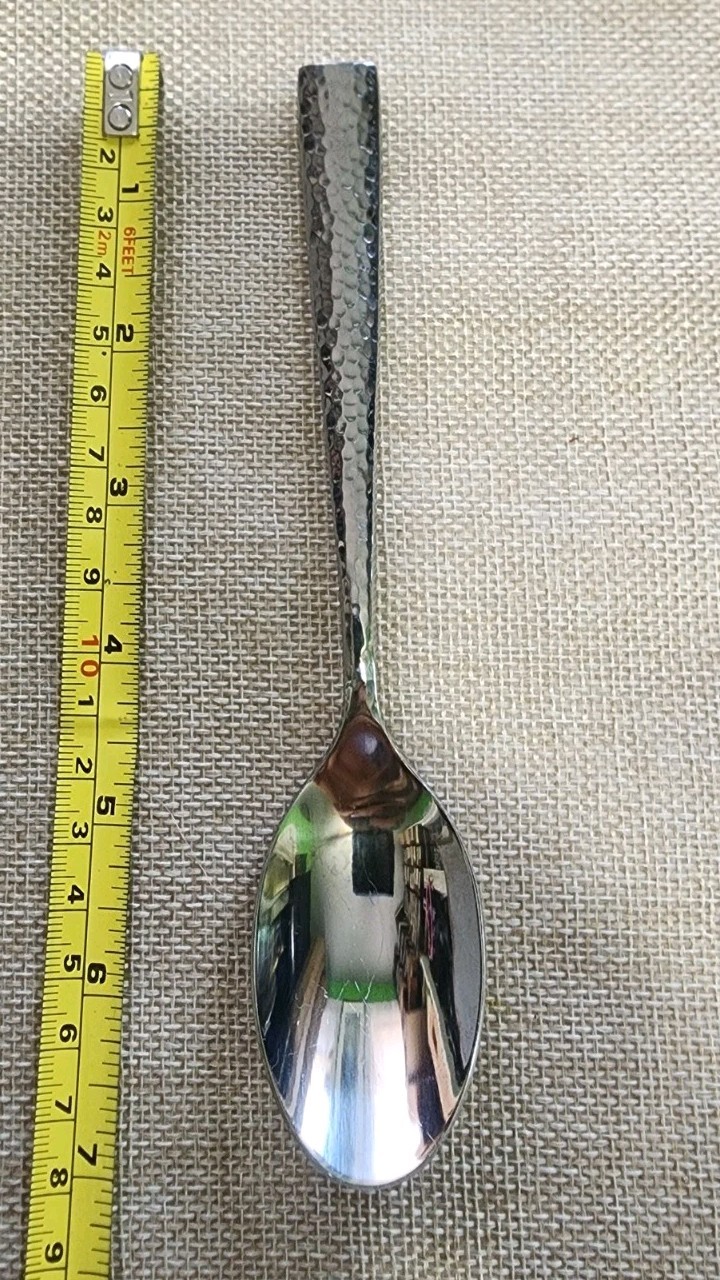 VIETNAM 🇻🇳 TOWLE c2012 TEXTURE HAMMERED STAINLESS “6 7/8” TEASPOON/TEA SPOON🍵