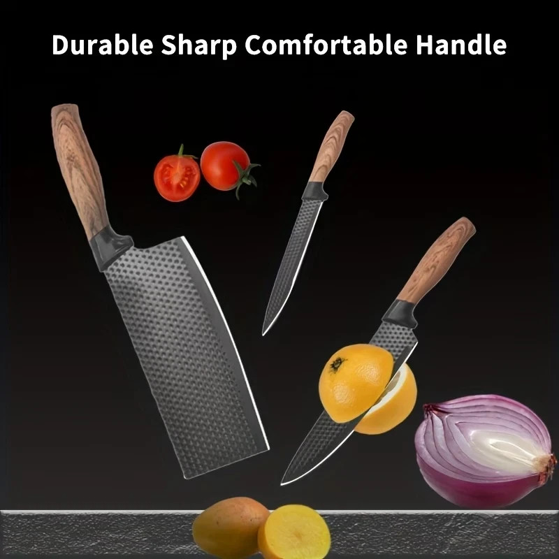 Professional 6 Piece Kitchen Chef Knife Set best gift box Ultra Sharp Stainless