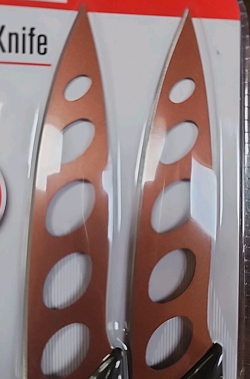 Bridgeland Copper Knife 2 Pack 9″ Stainless Steel Nonstick Ergonomic Handle T13