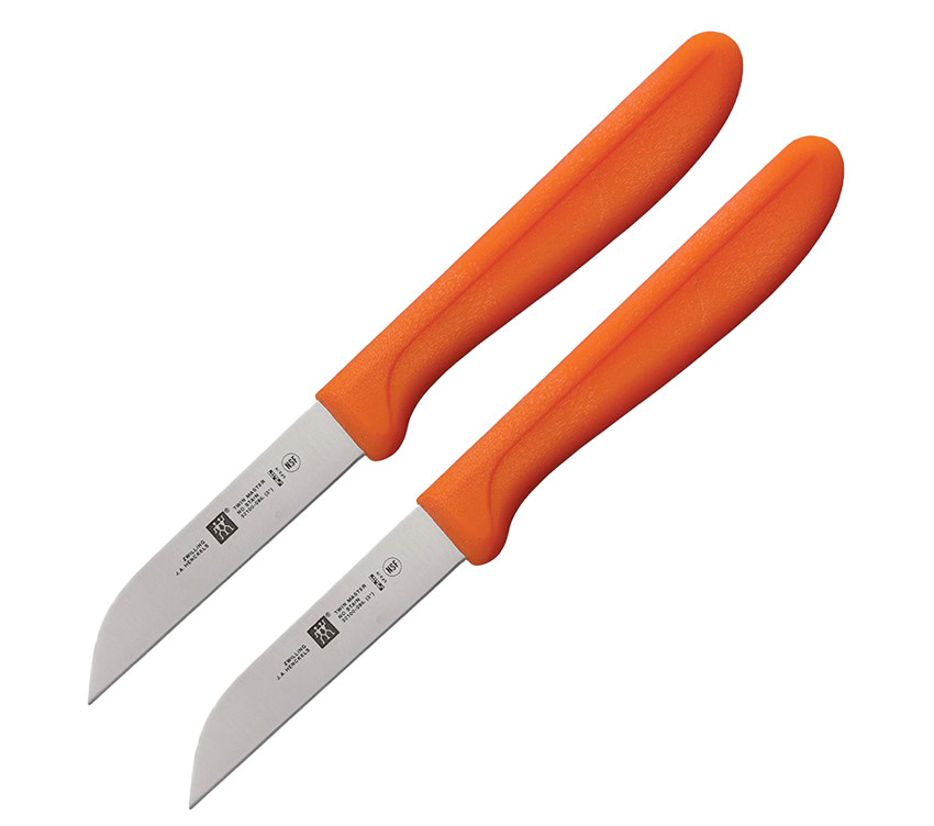 2 PACK Henckels Zwilling Kitchen Knife 3″ Stainless Steel Blade Plastic Handle