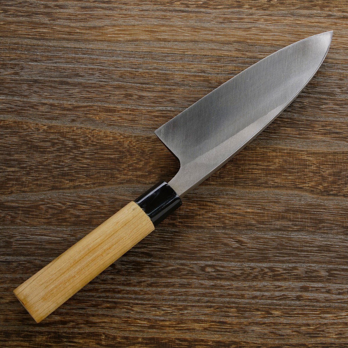 “HONMAMON” Deba (Butcher Knife) Silver-3 Ginsan, 180mm