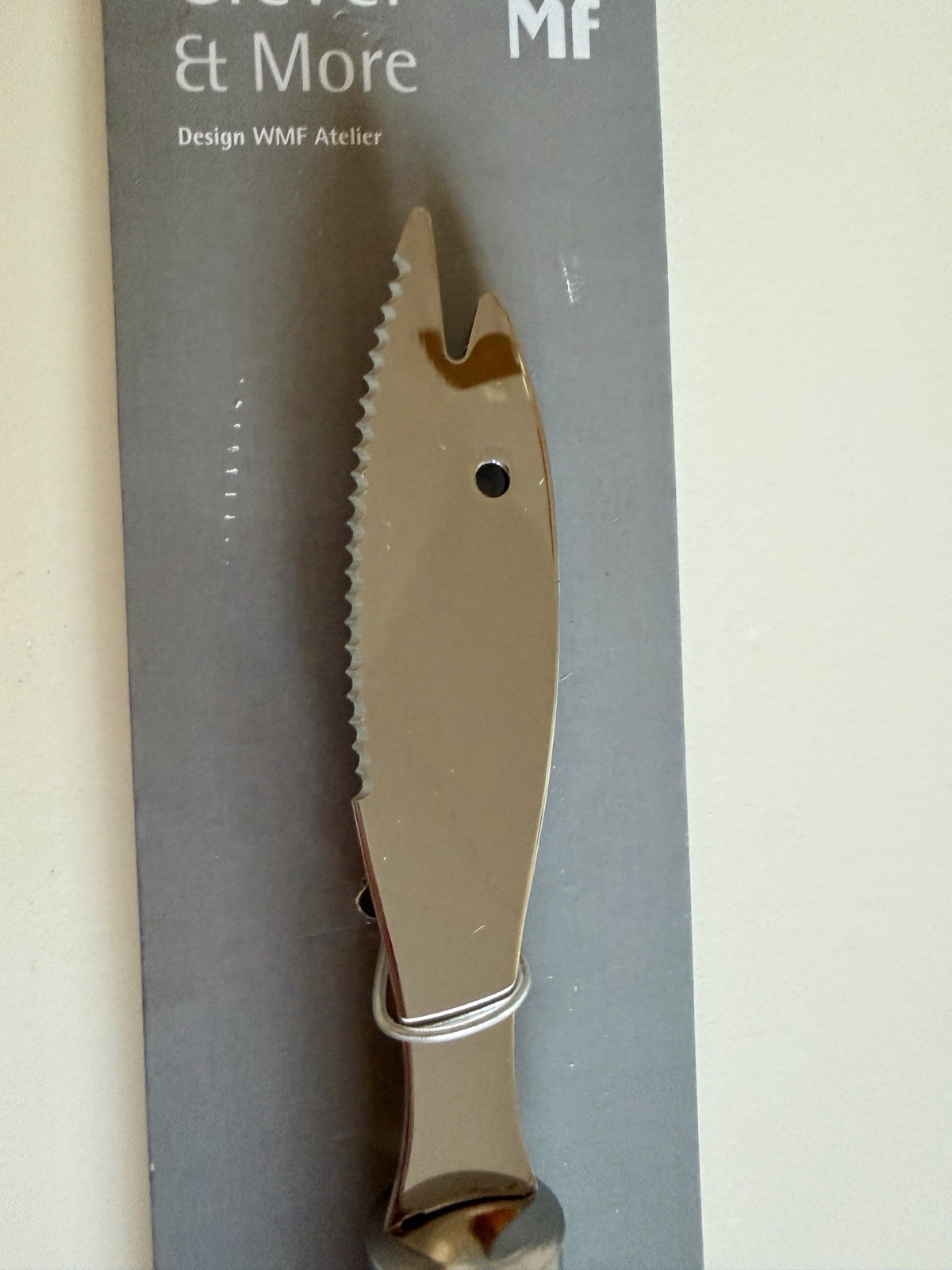 WMF Clever & More Bar Knife Serrated Cromargan 18/10, Polished/Matte, 0686834040