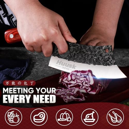 Butcher Knife Set Hand Forged Serbian Chef Knife Viking Boning Knife 6.7 inch
