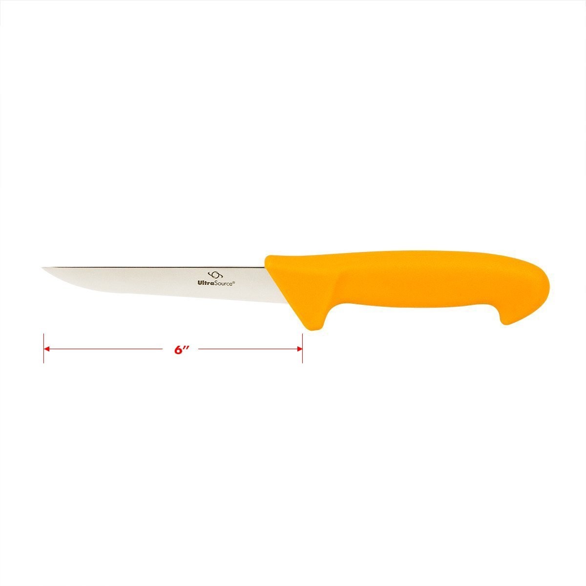 6-Inch Molybdenum Steel Boning Knife with Ergonomic Handle for Precision Cuts
