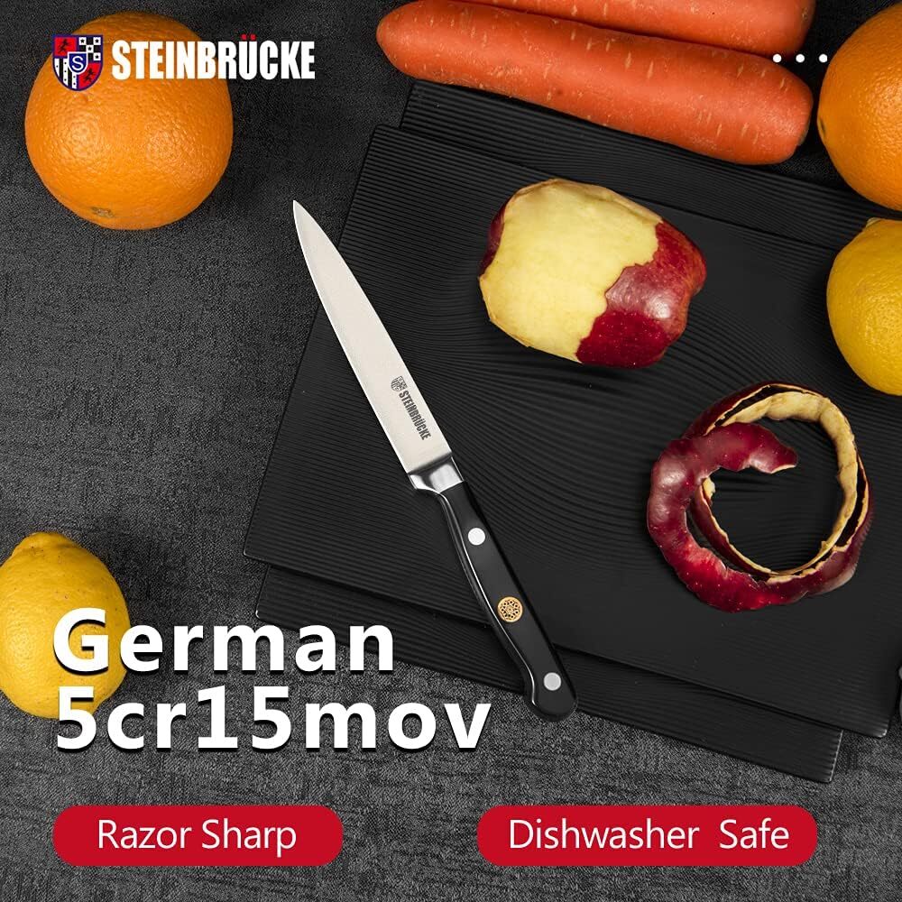 4 inch Chef Knife Kitchen Knife German Steel Cook’s Knife with Ergonomic Handle