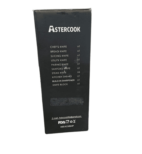 Astercook Kitchen Knife Set 15 Pcs