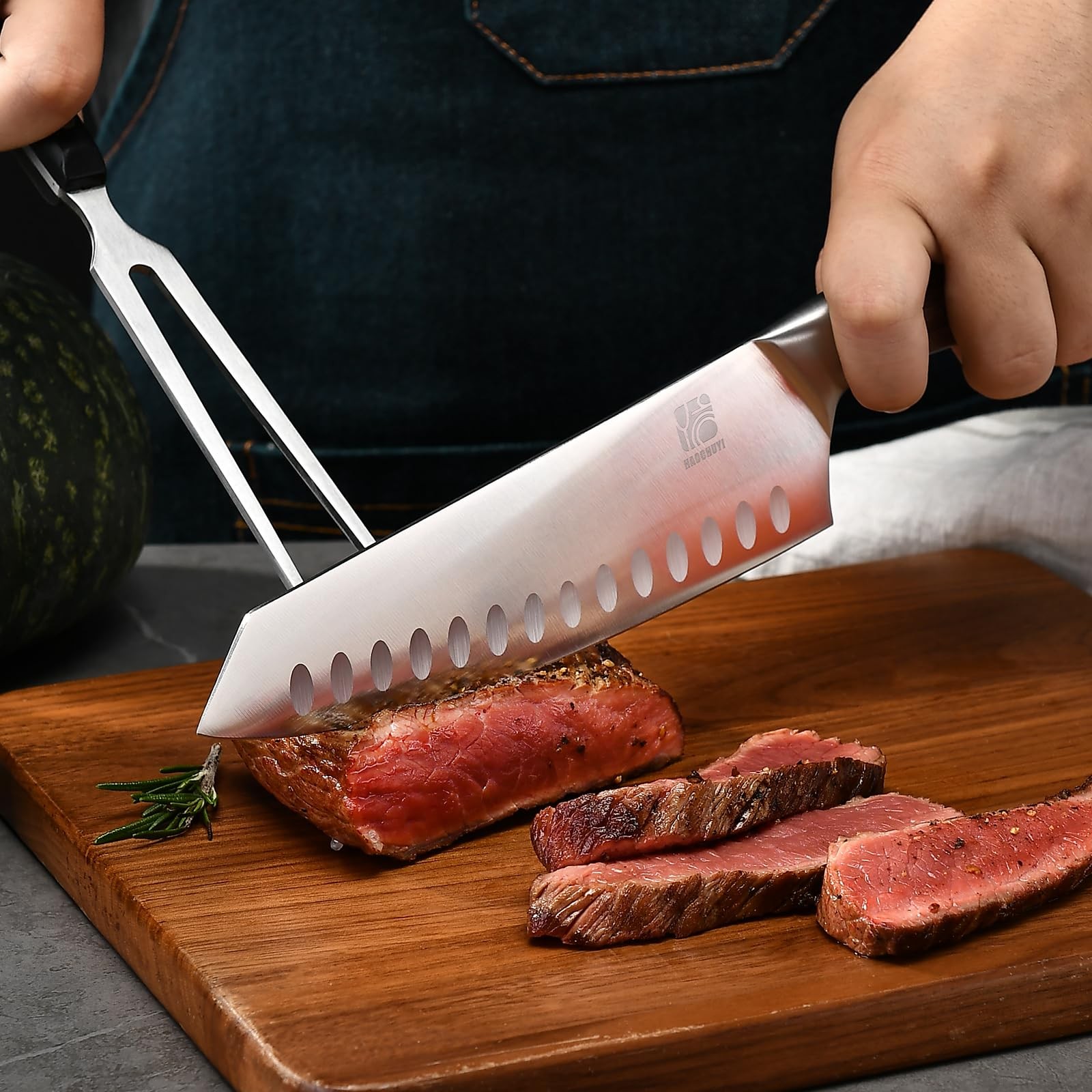 3-Piece Professional Chef Knife Set – Ultra-Sharp Kitchen Knives with Ergonom…