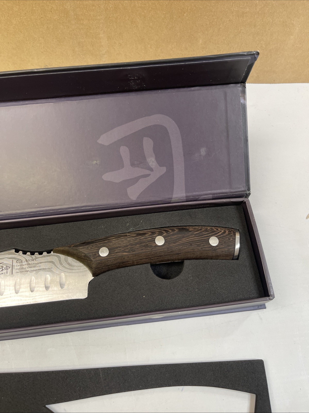 SYOKAMI Multifunction Carving Knife,11.8 Inch High-Carbon Japanese Style