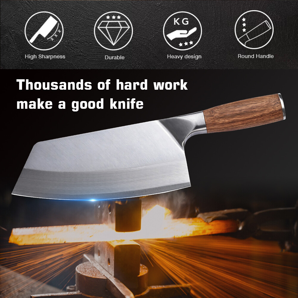 Kitchen Chef Knife Forged Serbian Cleaver Butcher Boning Knives Handmade Blade